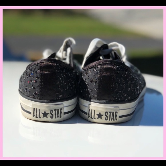 Converse All Star Black Sparkle - Picture 6 of 8